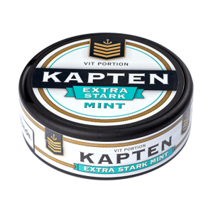 Kapten Vit Mint Extra Stark portionssnus