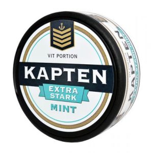 Kapten Vit Mint Extra Stark portionssnus