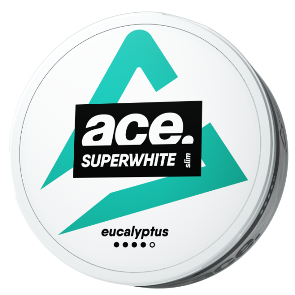 Om produkten ACE Eucalyptus All White Portion ACE Eucalyptus All White Portion är ett helt nytt All White från snustillverkaren Ministry Of Snus i Danmark. ACE Eucalyptus har 18 mg/g nikotin och varje dosa innehåller 24 st prillor. Ace är en helt ny All White Portion som innehåller mycket nikotin men ingen tobak. Fakta om produkten Varumärke Ace Produkttyp All White Portion Styrka Starkt Nikotinhalt 18 mg/g Innehåll/förpackning 12 g Snustyp All White Format Slim Producent Ministry Of Snus snushandel i nyköping ab påljungshage köpcentrum helvitt snus